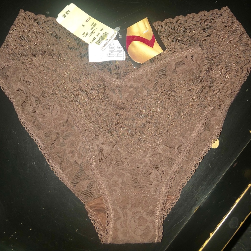 Hanky Panky - Bergdorf Goodman SM Brown Lace
